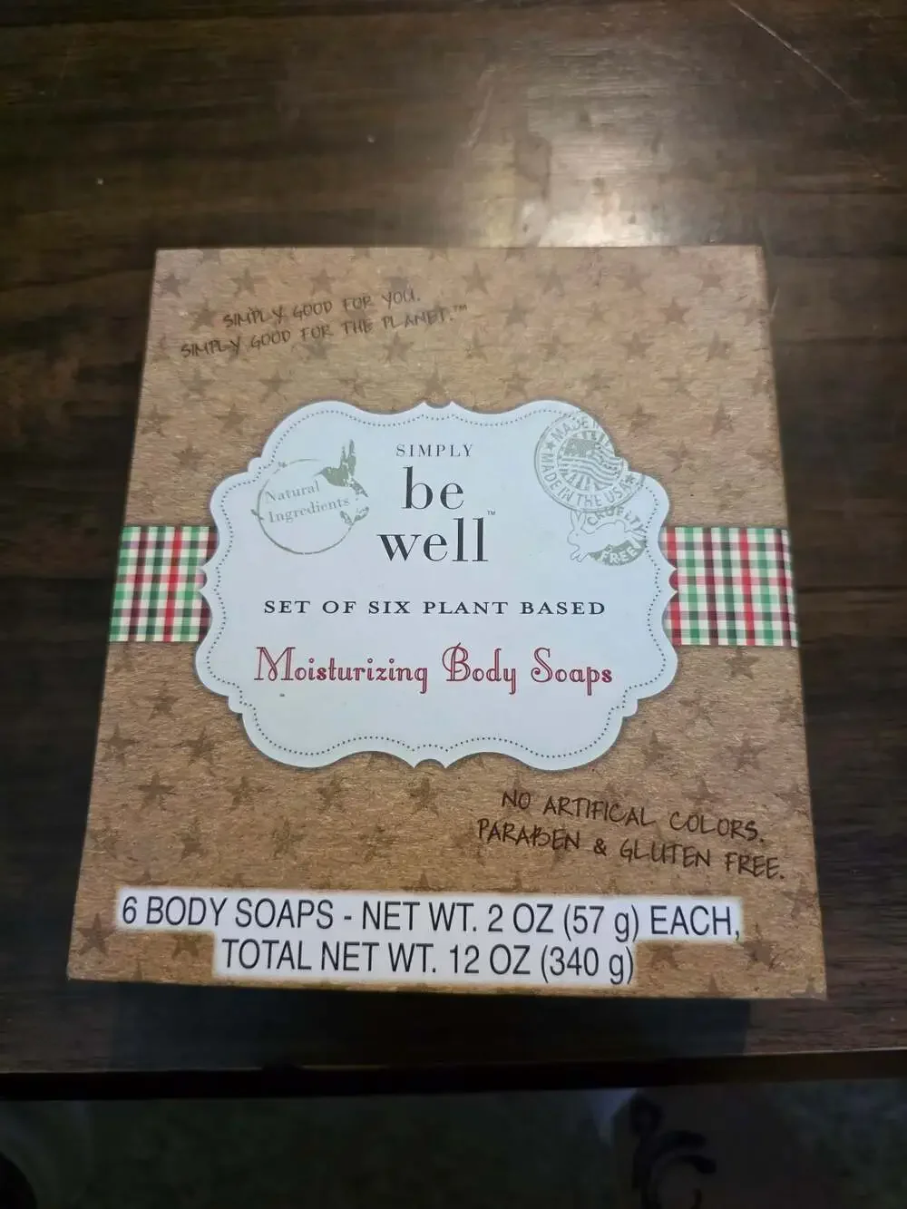 Simply Be Well Plant Based Moisturizing Body Soaps Set of Six